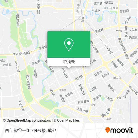 西部智谷一组团4号楼地图