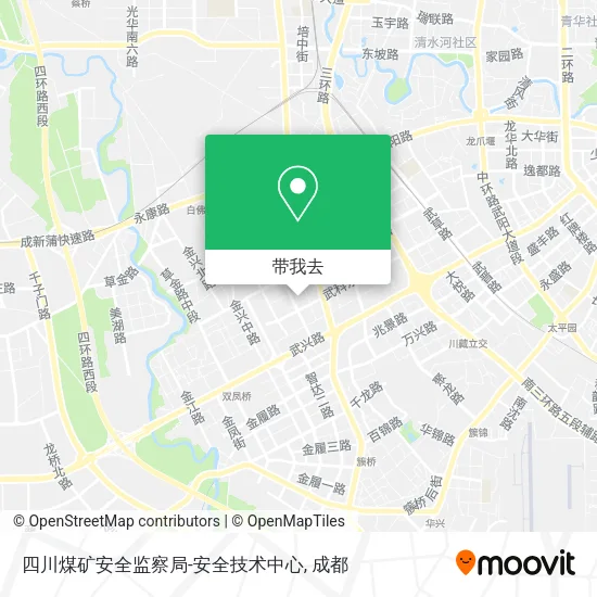 四川煤矿安全监察局-安全技术中心地图