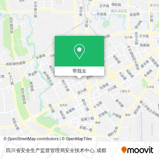 四川省安全生产监督管理局安全技术中心地图