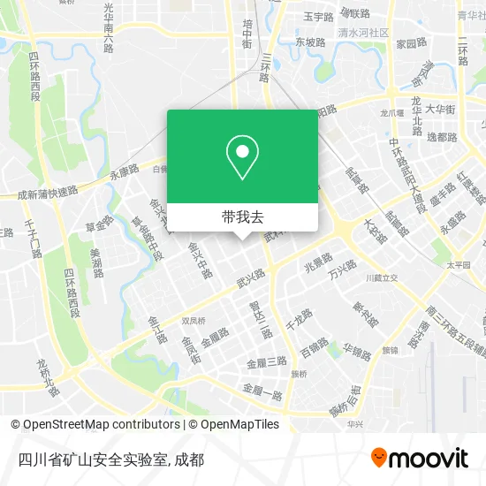 四川省矿山安全实验室地图