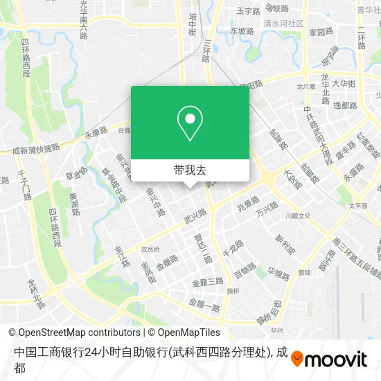 中国工商银行24小时自助银行(武科西四路分理处)地图