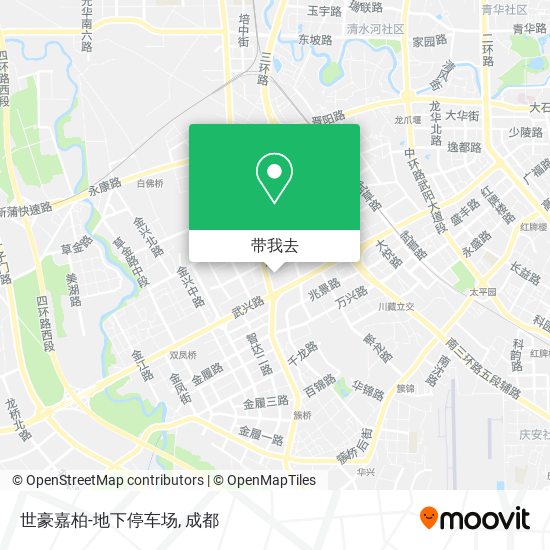 世豪嘉柏-地下停车场地图