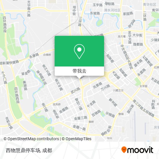 西物慧鼎停车场地图