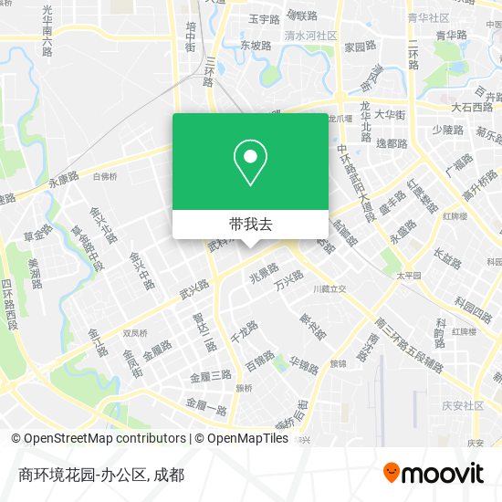 商环境花园-办公区地图