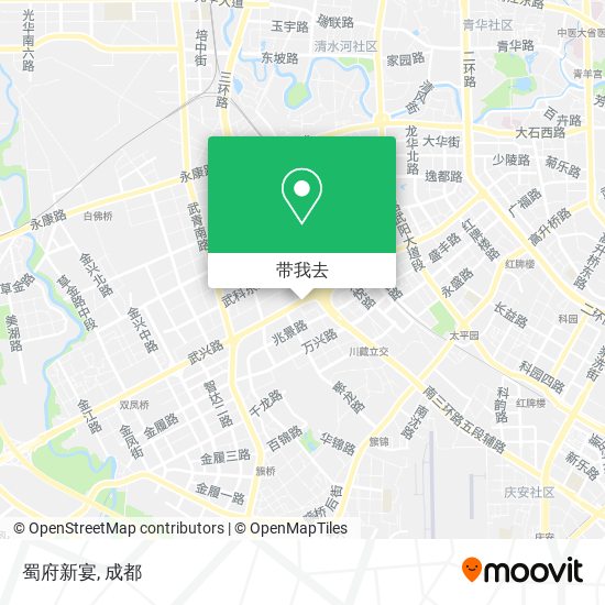 蜀府新宴地图