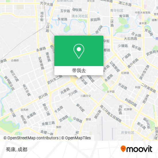 蜀康地图