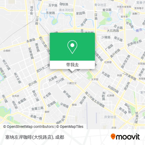 塞纳左岸咖啡(大悦路店)地图
