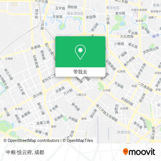 中粮·悦云府地图