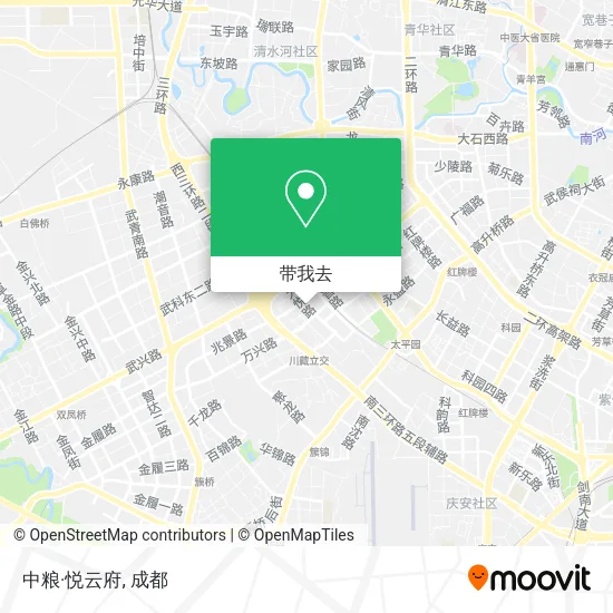 中粮·悦云府地图
