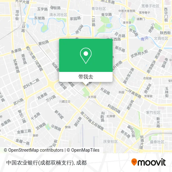 中国农业银行(成都双楠支行)地图
