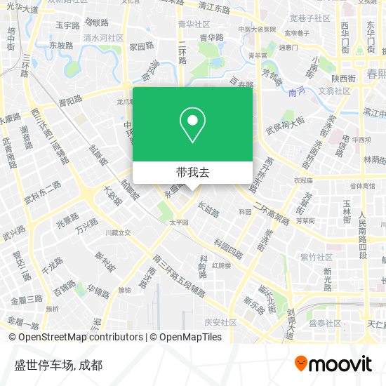 盛世停车场地图