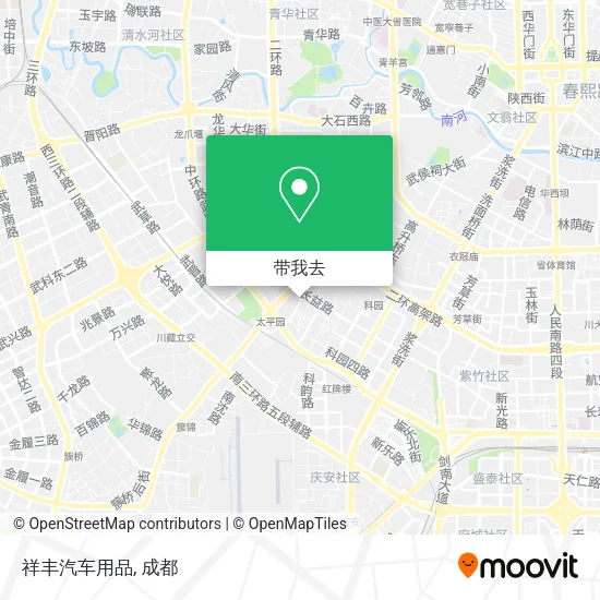 祥丰汽车用品地图