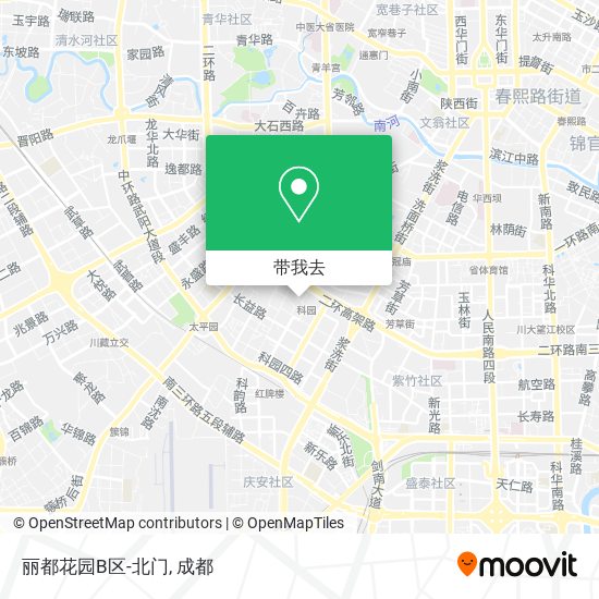 丽都花园B区-北门地图