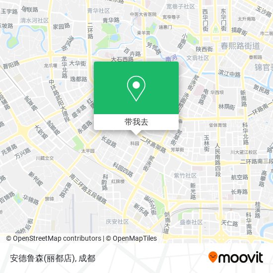 安德鲁森(丽都店)地图