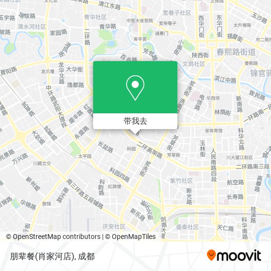 朋辈餐(肖家河店)地图