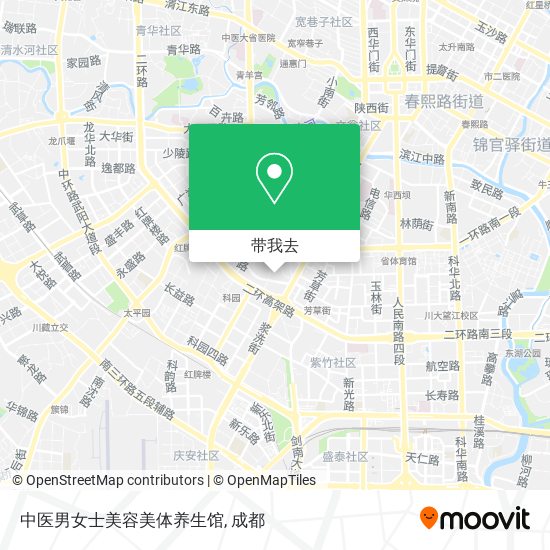 中医男女士美容美体养生馆地图