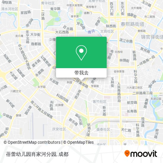 蓓蕾幼儿园肖家河分园地图