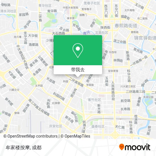 牟家楼按摩地图