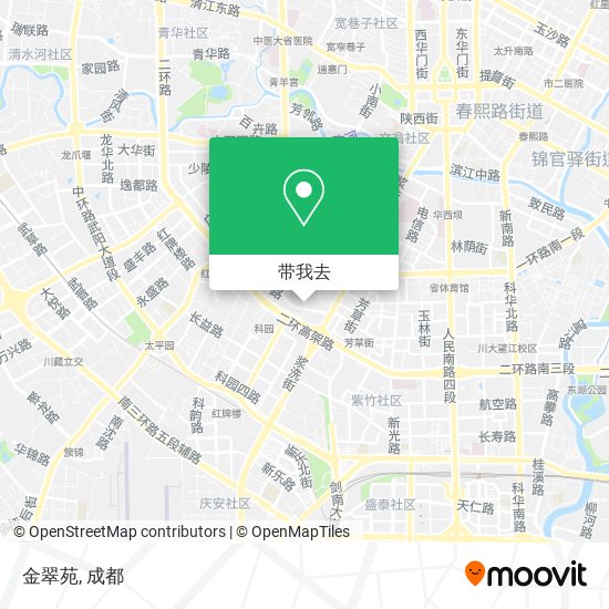 金翠苑地图