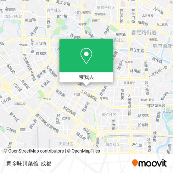 家乡味川菜馆地图