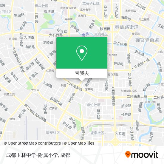 成都玉林中学-附属小学地图