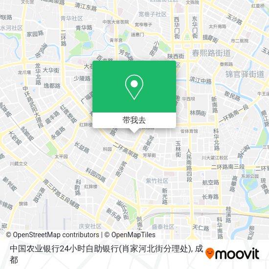中国农业银行24小时自助银行(肖家河北街分理处)地图