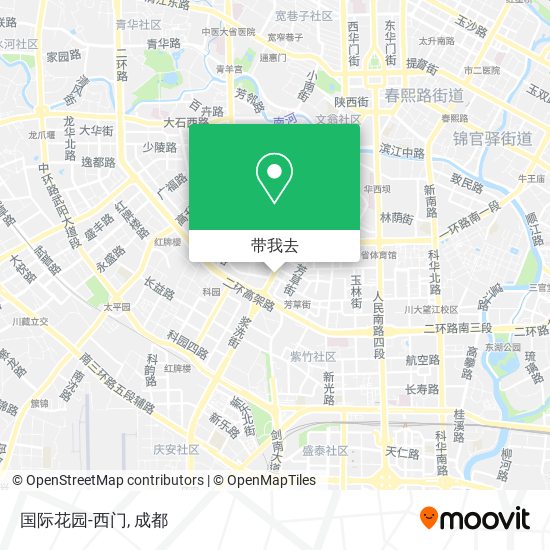国际花园-西门地图