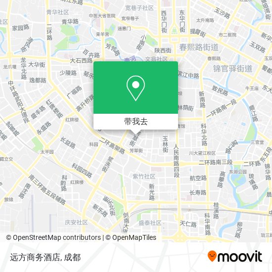远方商务酒店地图