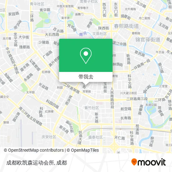 成都欧凯森运动会所地图