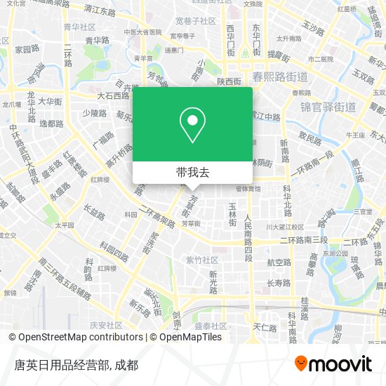 唐英日用品经营部地图