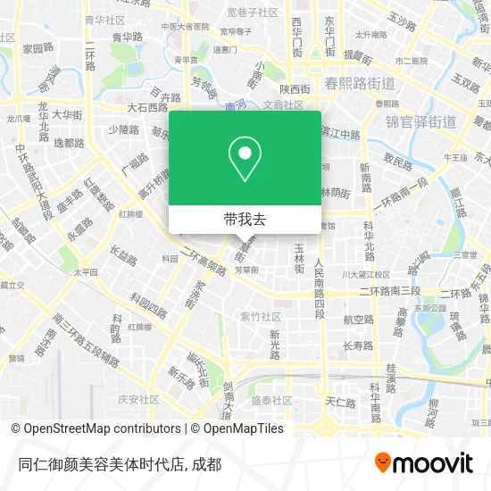 同仁御颜美容美体时代店地图