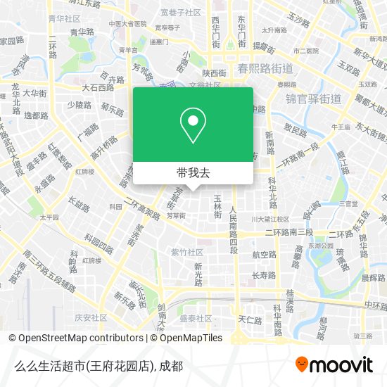 么么生活超市(王府花园店)地图