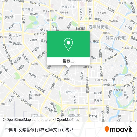 中国邮政储蓄银行(衣冠庙支行)地图