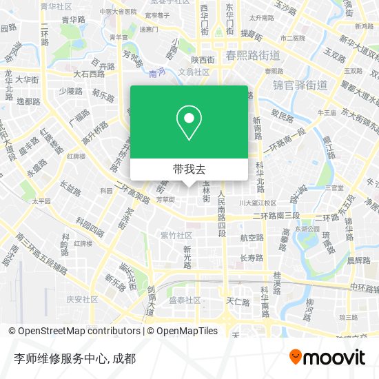 李师维修服务中心地图