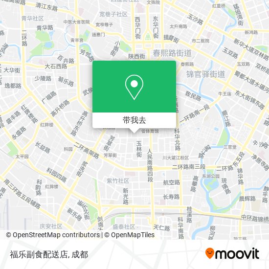 福乐副食配送店地图