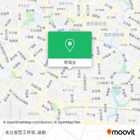 名仕发型工作室地图