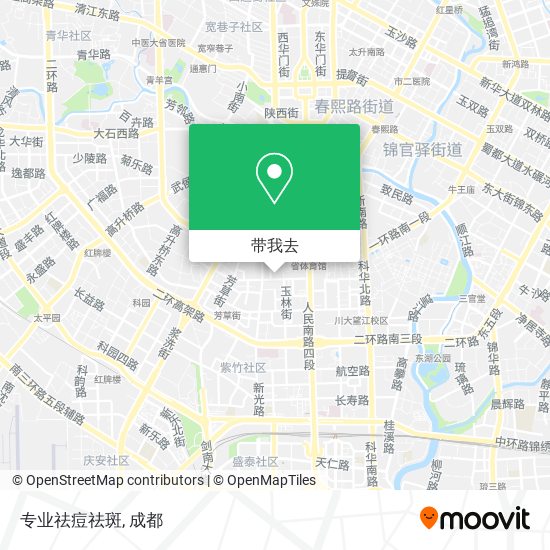专业祛痘祛斑地图