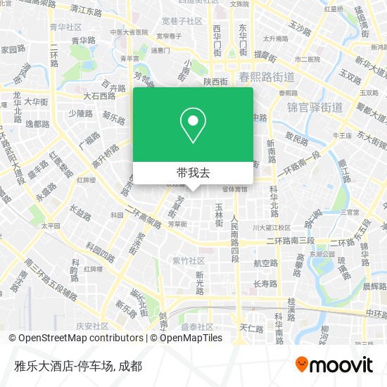 雅乐大酒店-停车场地图
