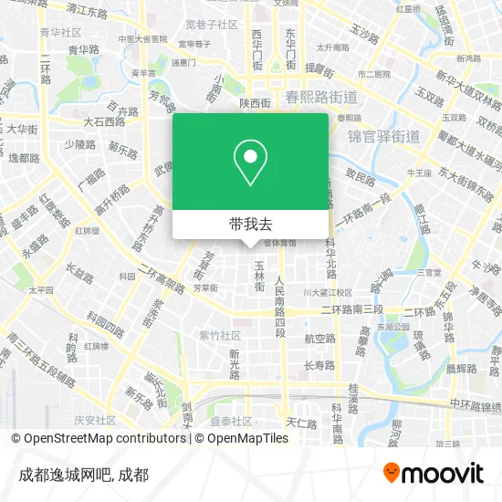 成都逸城网吧地图