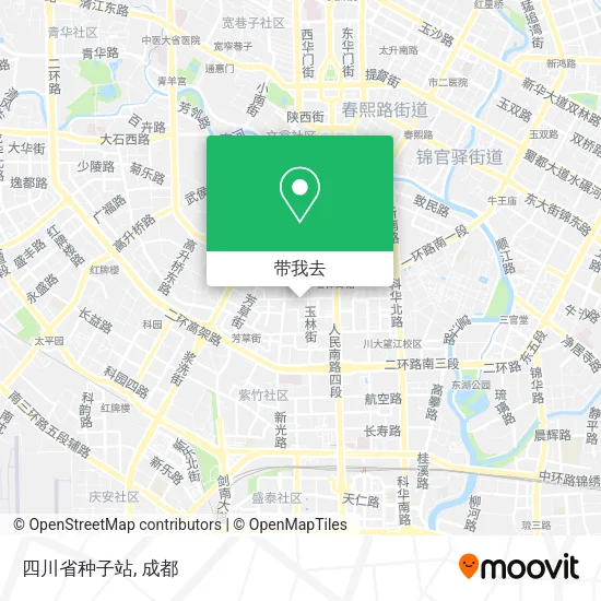 四川省种子站地图