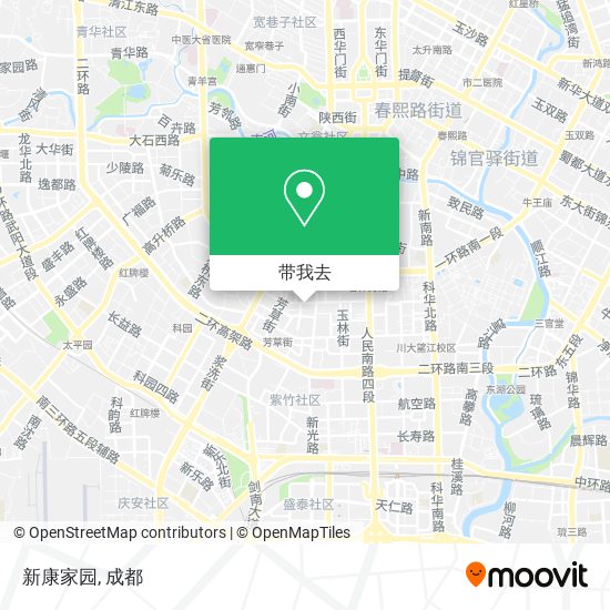 新康家园地图