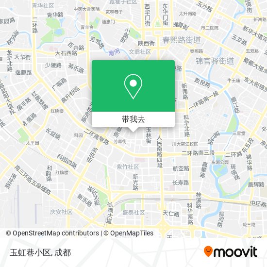 玉虹巷小区地图