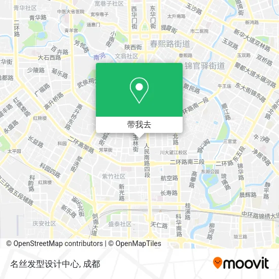 名丝发型设计中心地图