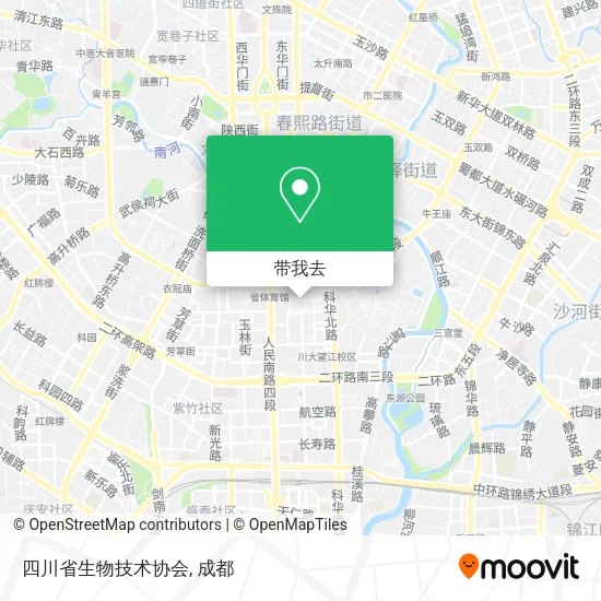 四川省生物技术协会地图