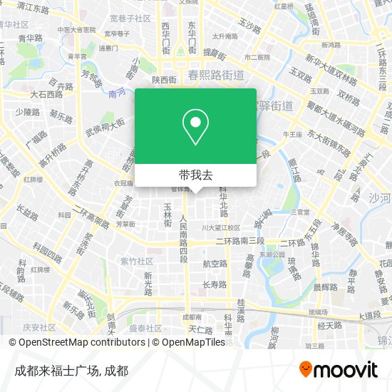 成都来福士广场地图