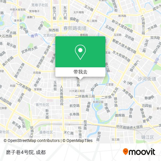 磨子巷4号院地图