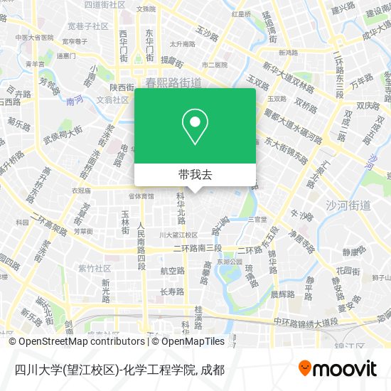 四川大学(望江校区)-化学工程学院地图