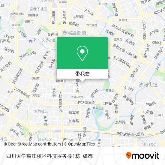 四川大学望江校区科技服务楼1栋地图