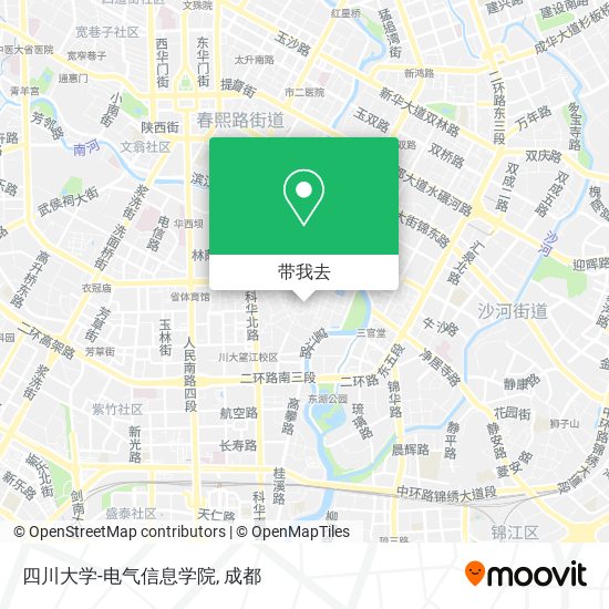 四川大学-电气信息学院地图