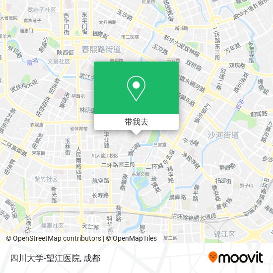 四川大学-望江医院地图